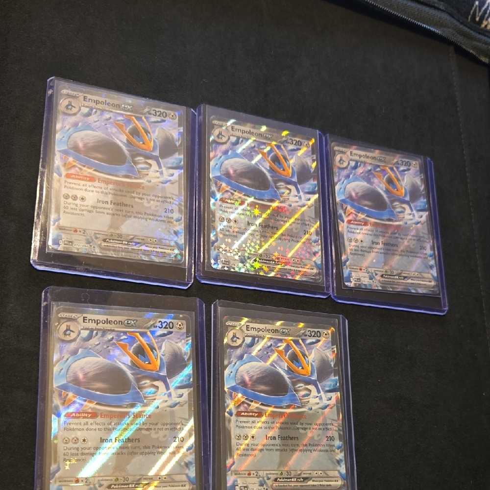 Pokemon Empoleon EX Holographic Trading Card Set Lot